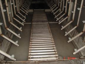 噴淋前處理內(nèi)部